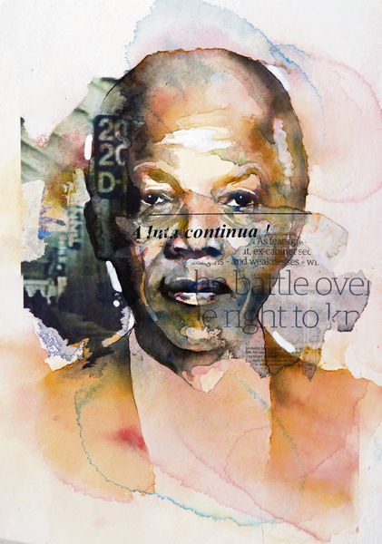 Portrait de Nelson Mandela